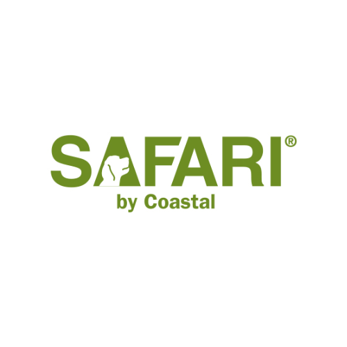 A green logo of safari by coastal